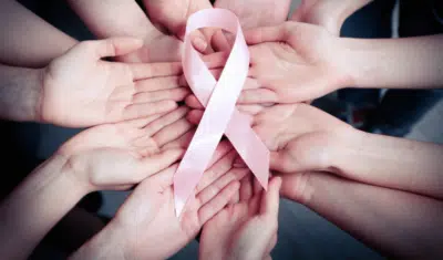 Ruban illustrant le cancer du sein