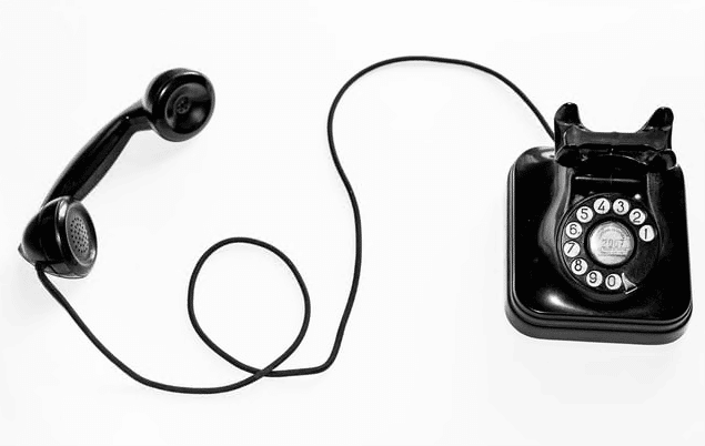 Un ancien téléphone