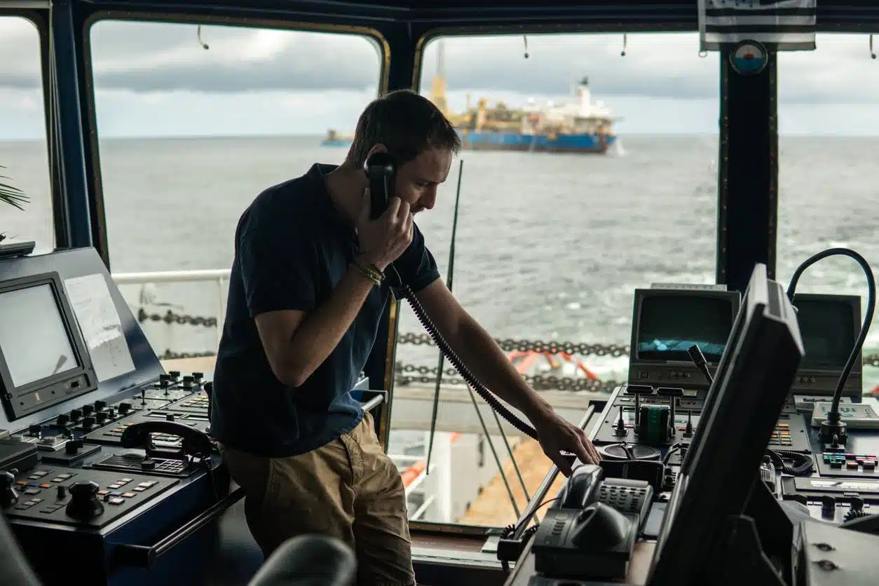 système de communication sur bateau